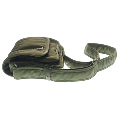 Saint Laurent Paris Niki Small Nylon Messenger Bag Khaki — view 3
