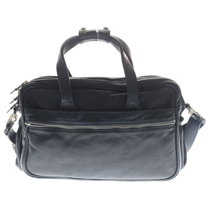 Chrome Hearts Diaper Bag Leather Shoulder 2-Way Handbag Black