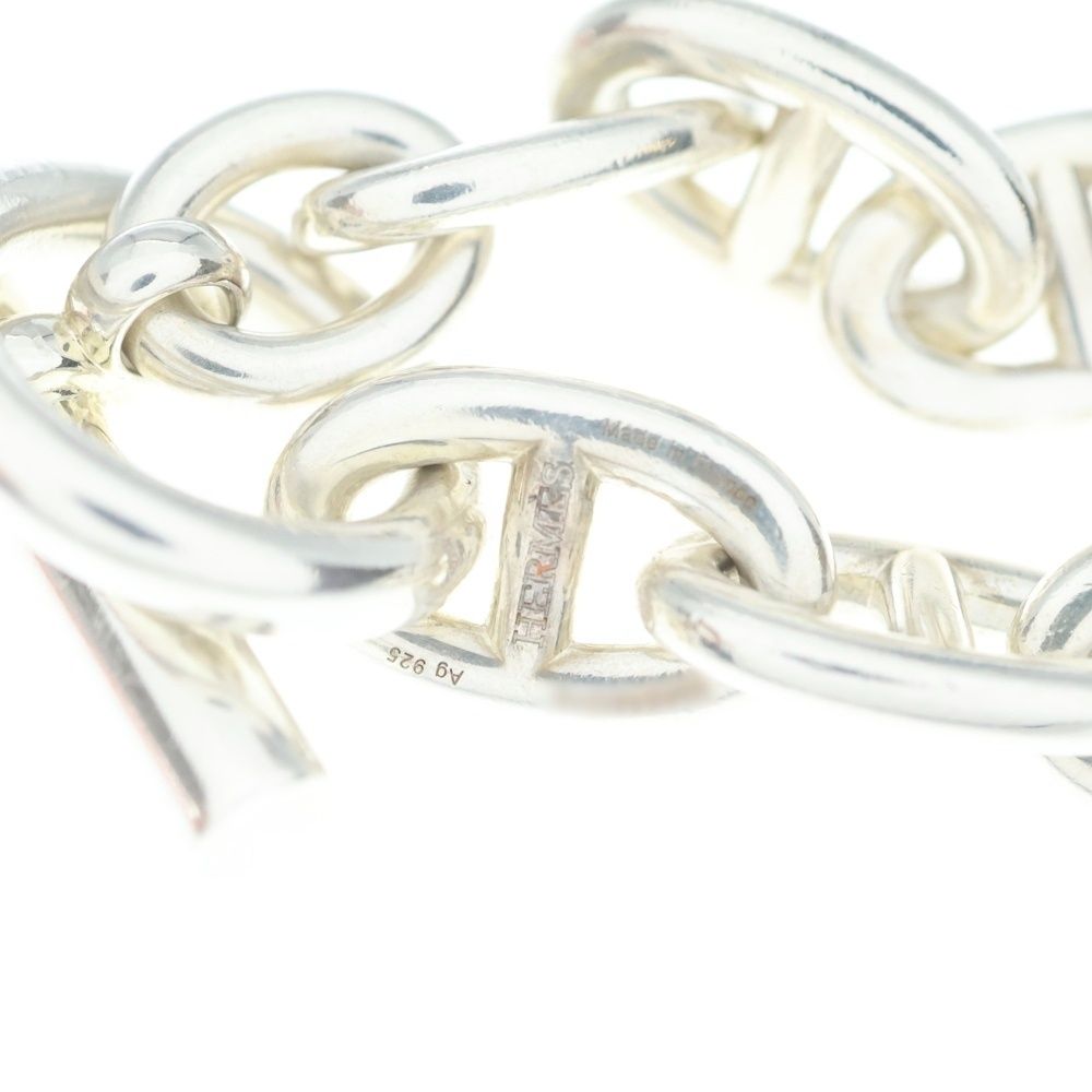 Hermes Chaine D'ancre TGM Bracelet Chain Silver — view 5