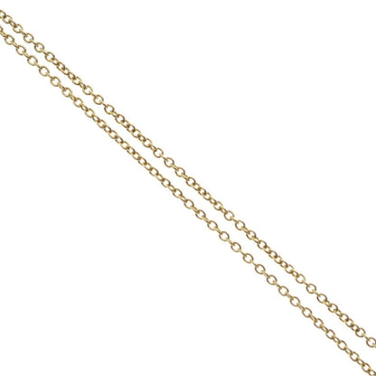 Tiffany & Co Open Heart Necklace Pendant Chain Gold — view 5