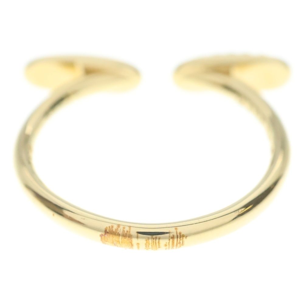 Fendi Fi Ro Ring Line Stone Gold — view 2