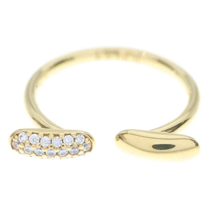 Fendi Fi Ro Ring Line Stone Gold — view 4