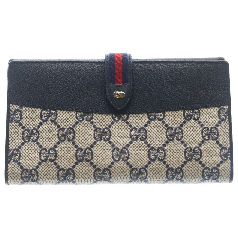 Gucci Vintage Wallet Sherry Line Navy