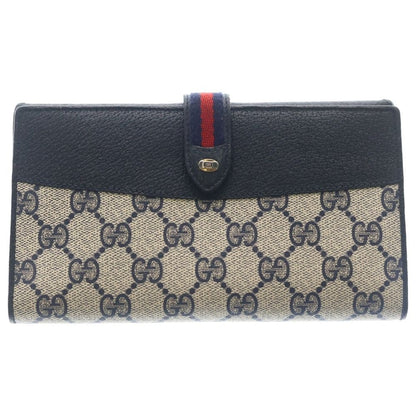 Gucci Vintage Wallet Sherry Line Navy