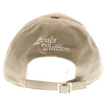 Louis Vuitton Palm Tree Patch Cap Cotton Cap Hat Beige — view 2
