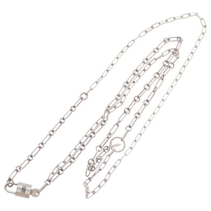 Hermes Alpha Kelly Long Necklace Silver — view 2