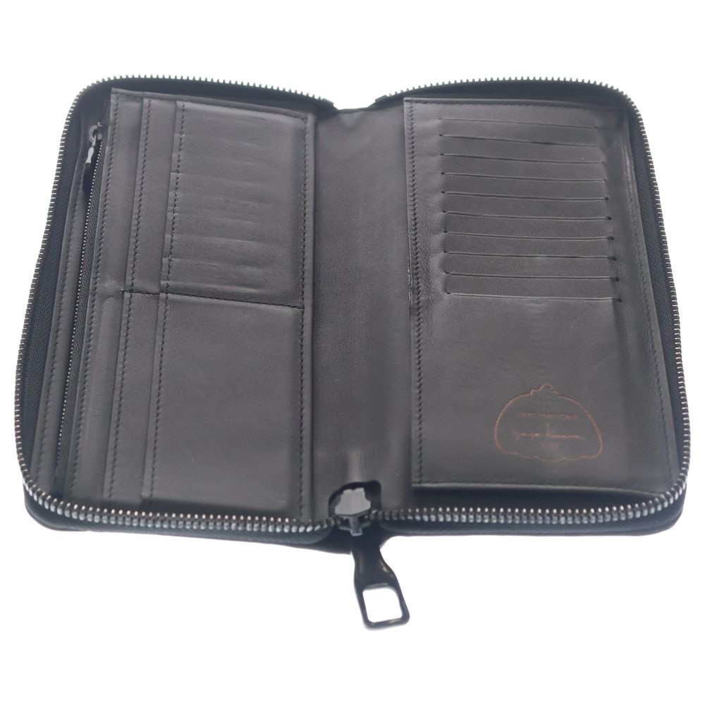 Louis Vuitton Monogram Empreinte LV Yk Zippy Wallet Vertical Card Case Black — view 5
