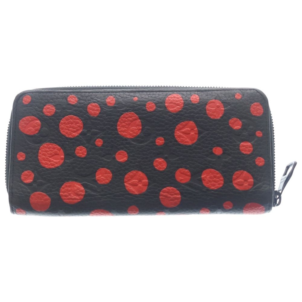Louis Vuitton Monogram Empreinte LV Yk Zippy Wallet Vertical Card Case Black — view 2