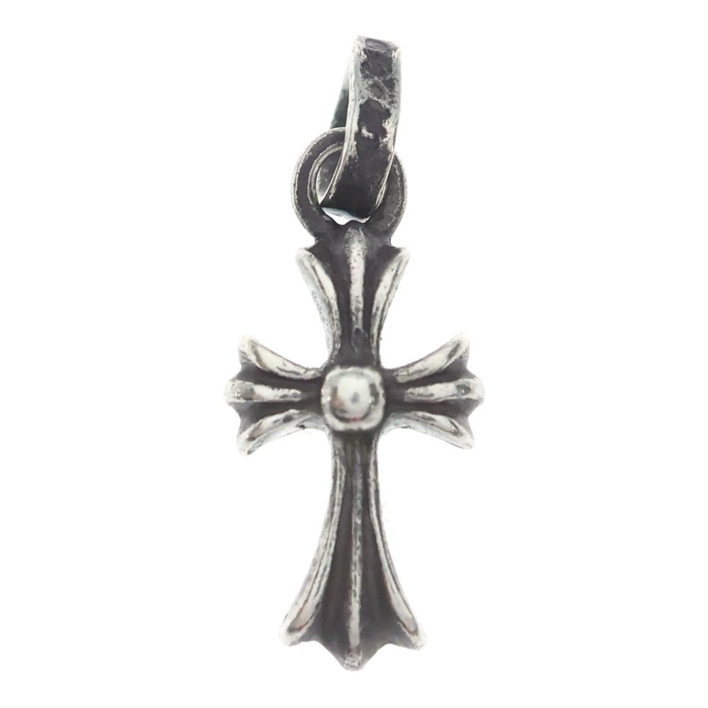 Chrome Hearts Crs Baby Fat Cross Pendant Top Silver — view 2