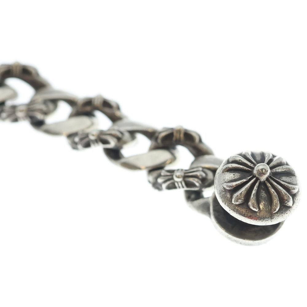 Chrome Hearts Fncy Chn Lnk Fancy Link Clip Bracelet 13 Links Silver — view 5