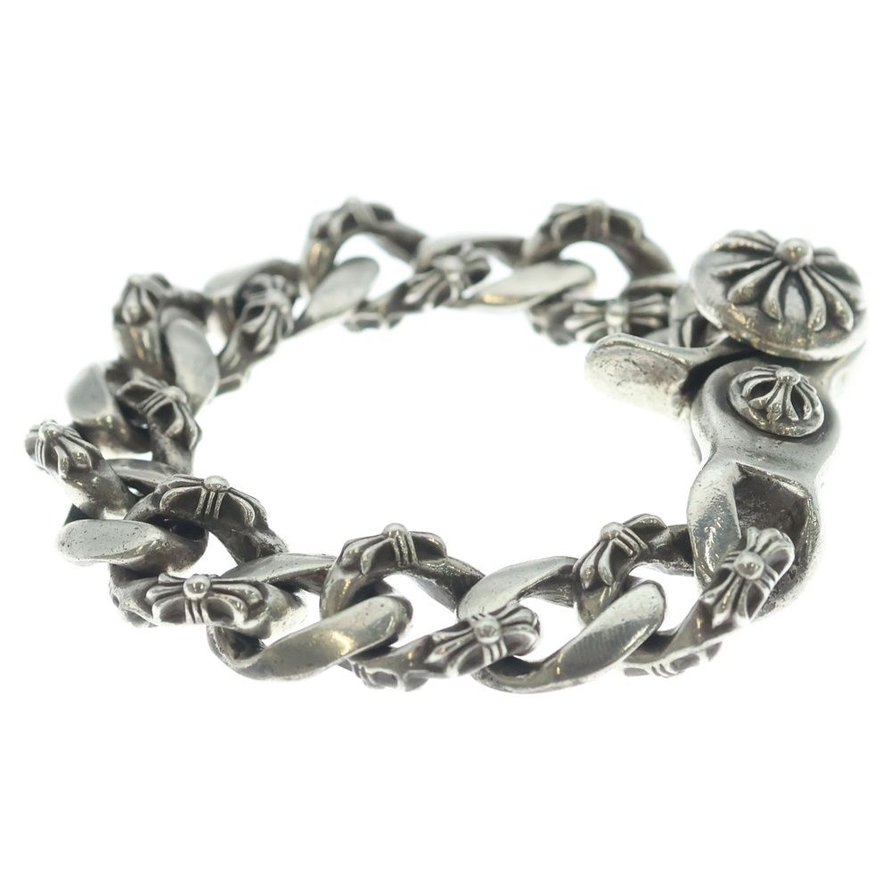 Chrome Hearts Fncy Chn Lnk Fancy Link Clip Bracelet 13 Links Silver — view 3