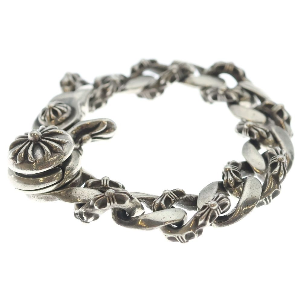 Chrome Hearts Fncy Chn Lnk Fancy Link Clip Bracelet 13 Links Silver — view 4