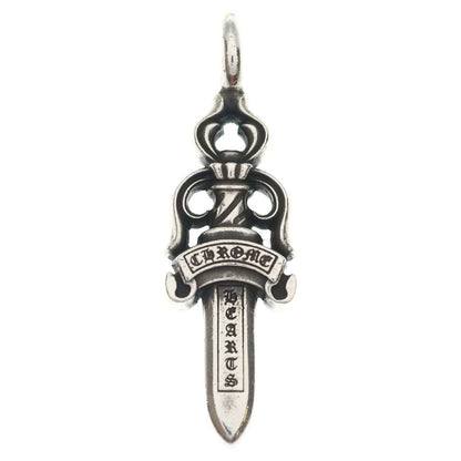 Chrome Hearts Double Dagger Daga Pendant Top Silver — view 2