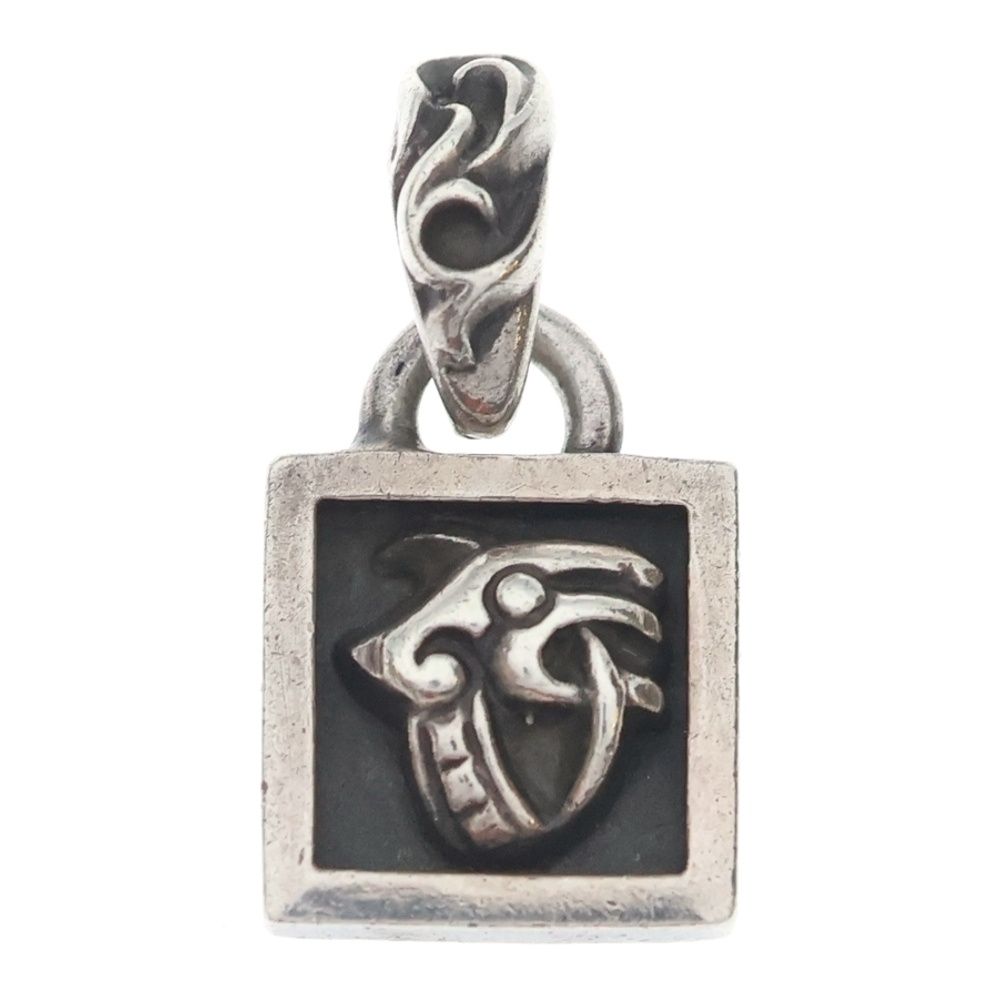 Chrome Hearts Framed Celtic Charm Pendant Top Silver