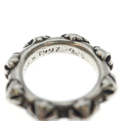 Chrome Hearts Cross Band Ring Silver — view 6