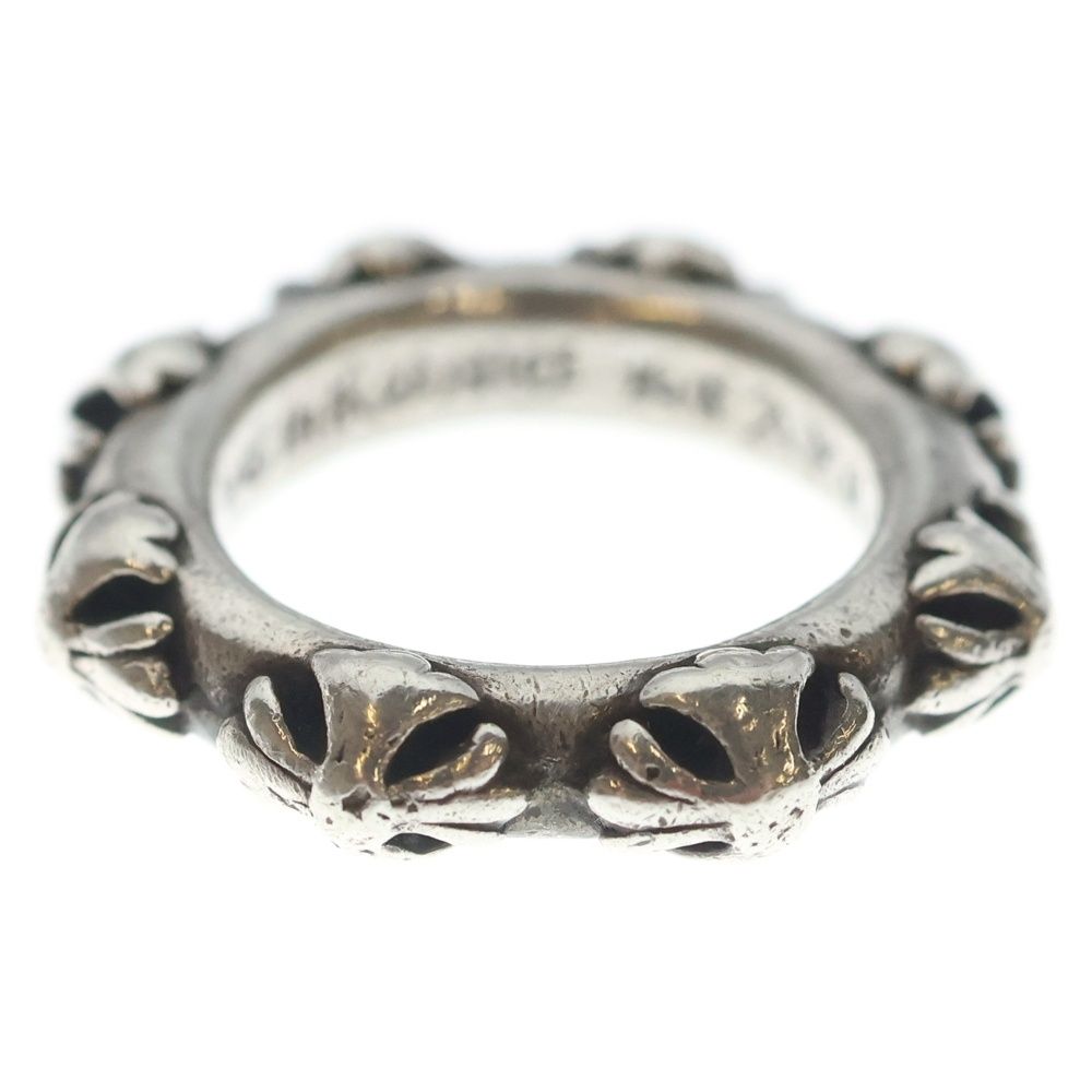 Chrome Hearts Cross Band Ring Silver