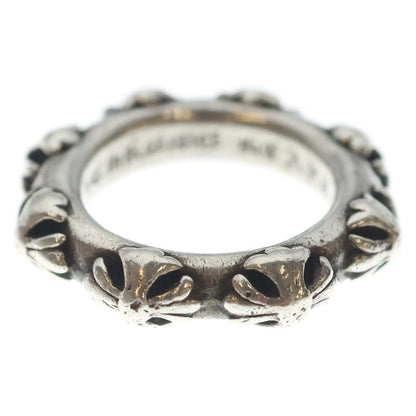 Chrome Hearts Cross Band Ring Silver