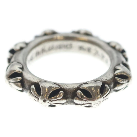 Chrome Hearts Cross Band Ring Silver
