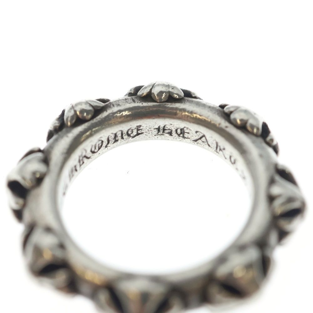 Chrome Hearts Cross Band Ring Silver — view 5