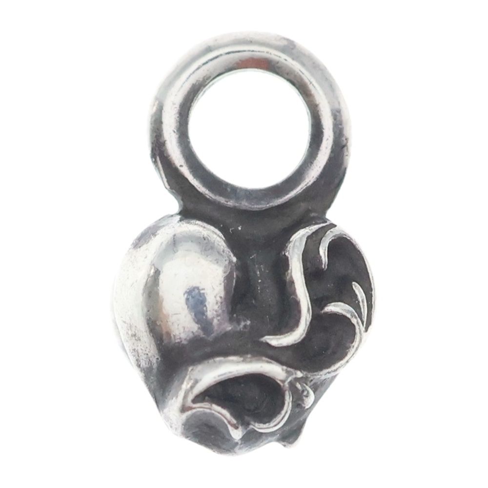 Chrome Hearts B Stack Heart Charm Silver Necklace Top