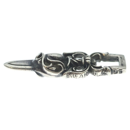 Chrome Hearts Dagger Heart Daga Pendant Top Silver — view 3