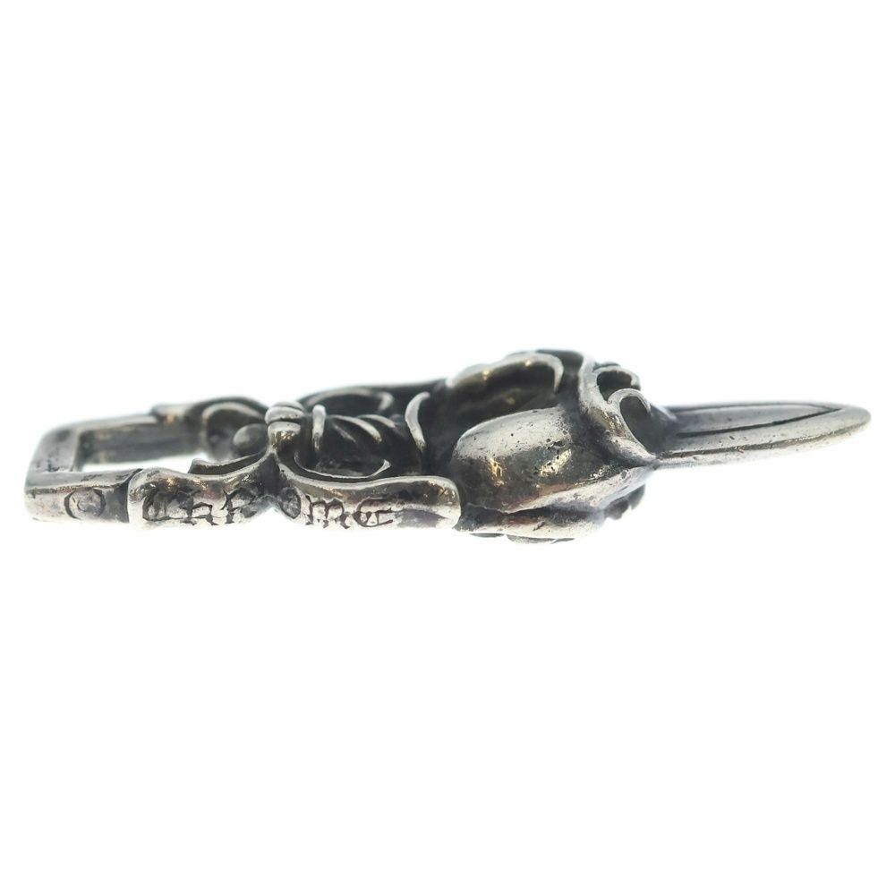 Chrome Hearts Dagger Heart Daga Pendant Top Silver — view 4