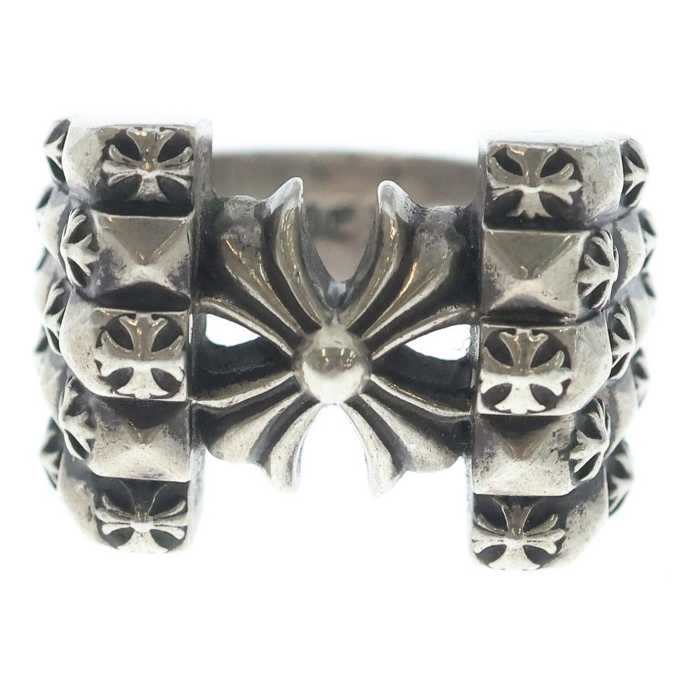 Chrome Hearts Deco CH Plus Silver Ring