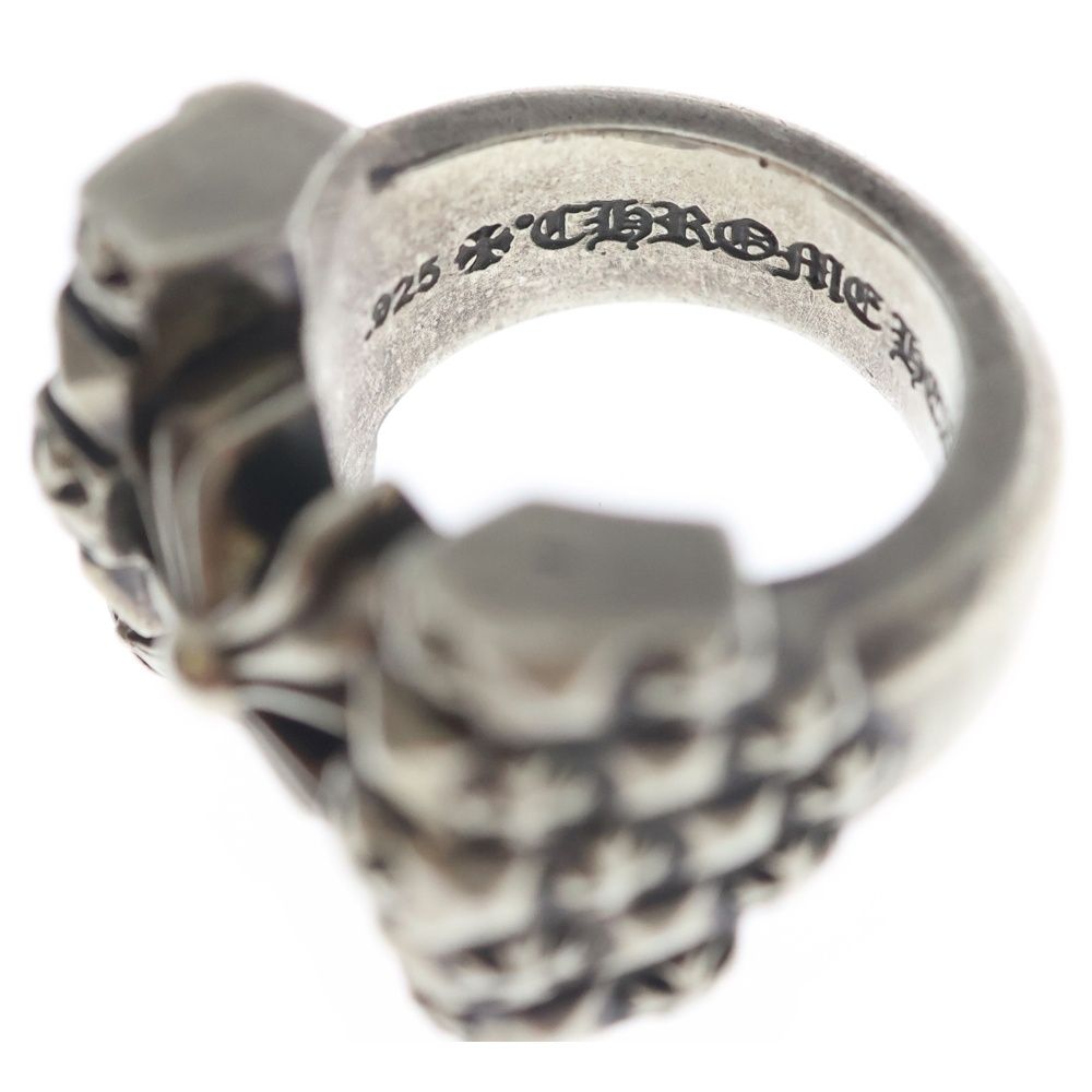 Chrome Hearts Deco CH Plus Silver Ring