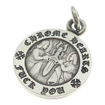 Chrome Hearts Chrm Angl Mdl V1 Angel Medal Charm Pendant Top Silver — view 5