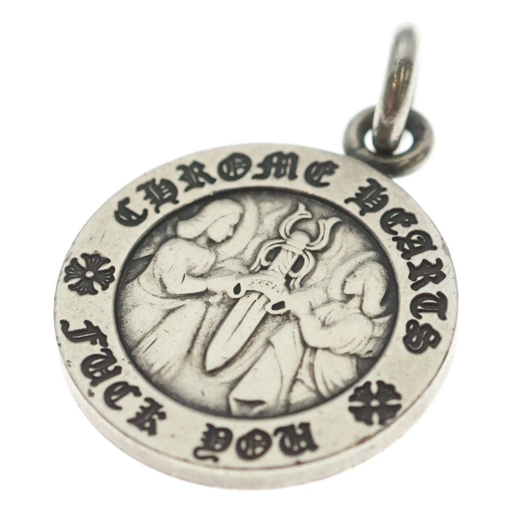 Chrome Hearts Chrm Angl Mdl V1 Angel Medal Charm Pendant Top Silver — view 5