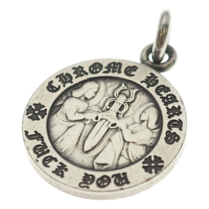Chrome Hearts Chrm Angl Mdl V1 Angel Medal Charm Pendant Top Silver — view 5