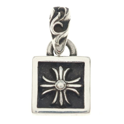 Chrome Hearts Framed CH Plus Charm Pendant Top Silver