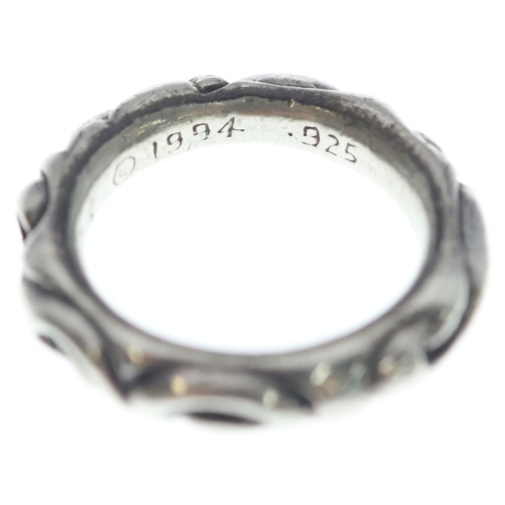 Chrome Hearts Scrl Band Scroll Ring Silver — view 6