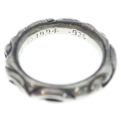 Chrome Hearts Scrl Band Scroll Ring Silver — view 6