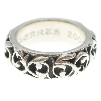 Chrome Hearts Etrnity Vine Band Eternity Silver Ring — view 3
