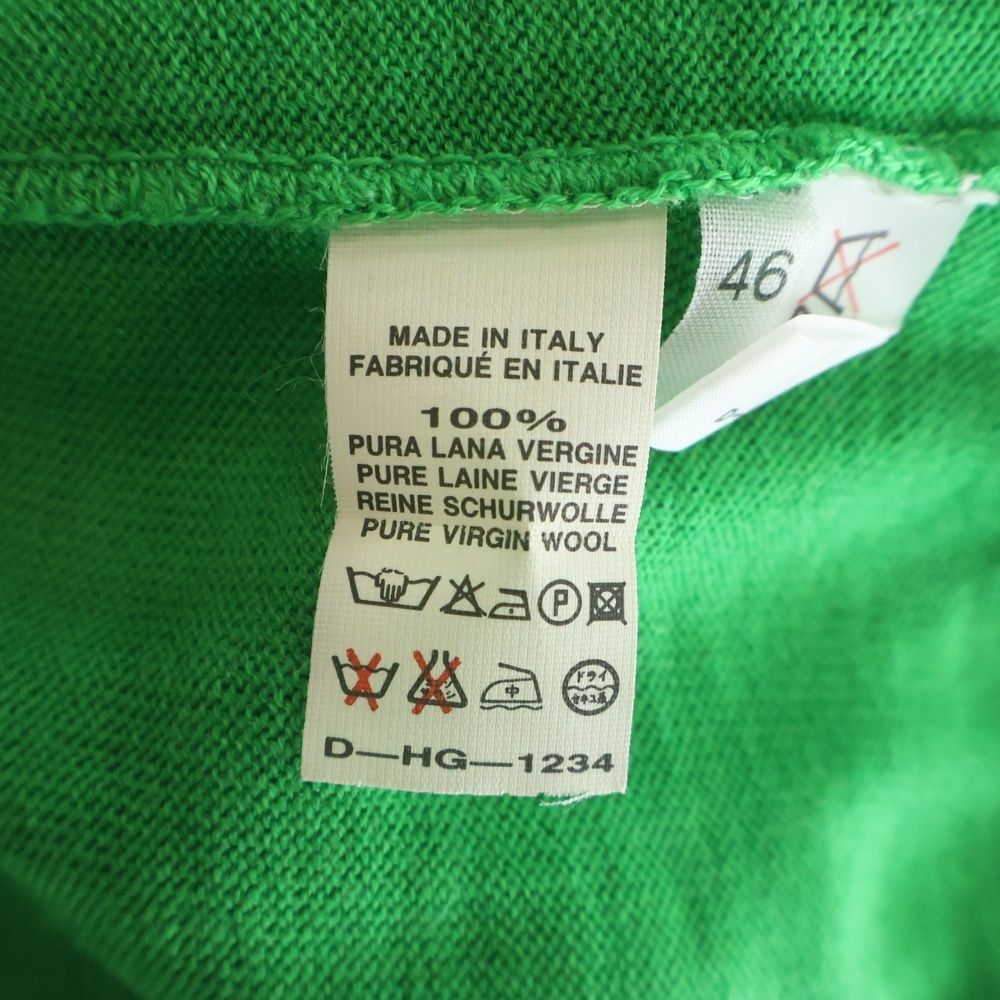 Fendi Wool Knit Tight Skirt Green — view 8