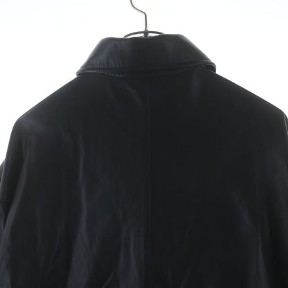 Chrome Hearts Shirt Lthr Cross Ball Button Oversize Leather Long Sleeve Jacket — view 4
