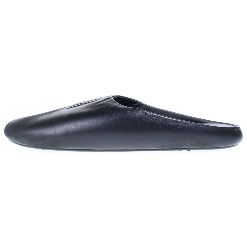 Balenciaga Chateau Mule Flat Mules Shoes Sandals Black