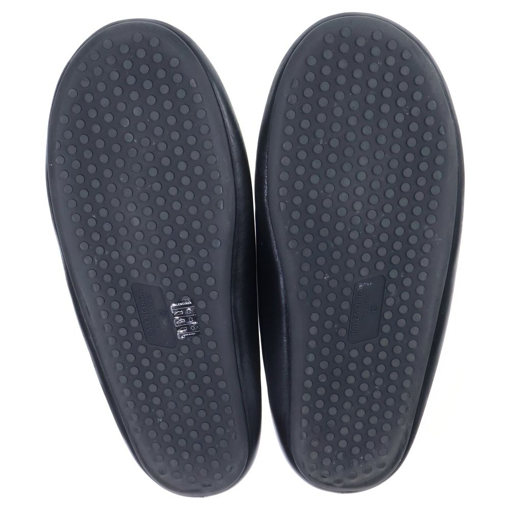 Balenciaga Chateau Mule Flat Mules Shoes Sandals Black — view 5