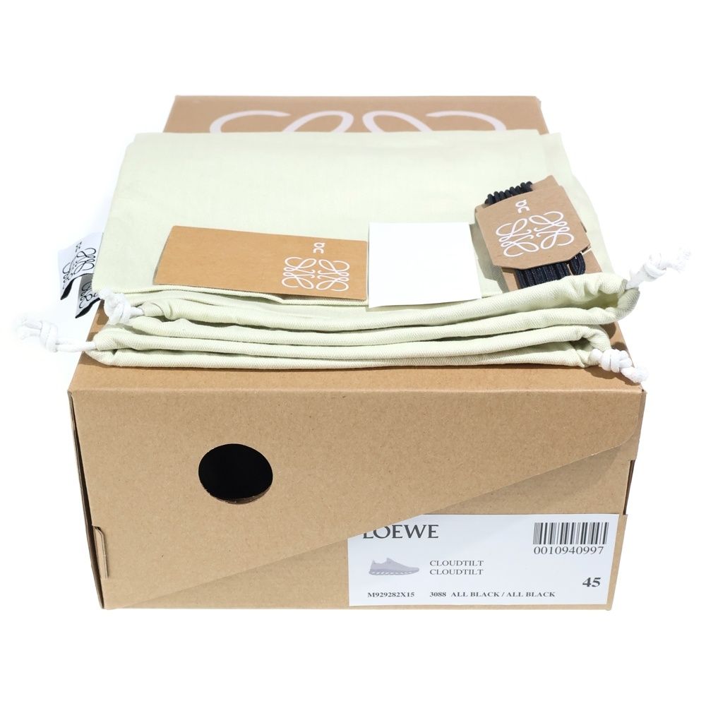 Loewe on Cloudtilt Sand Low Cut Sneakers Black — view 6