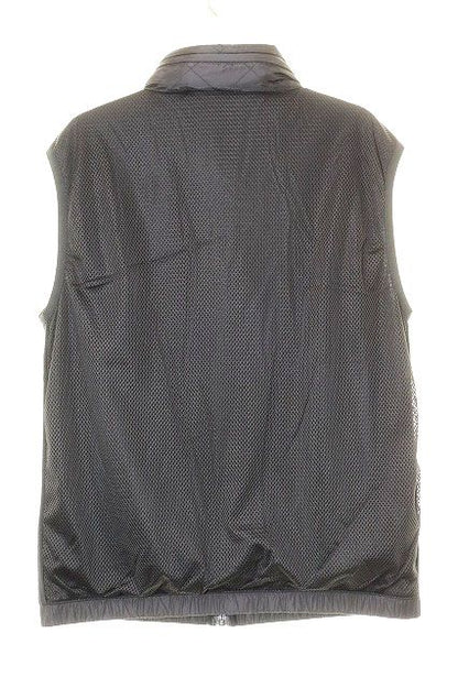 Prada Mesh Vest Rubber Tag Lining Hood S Black — view 2