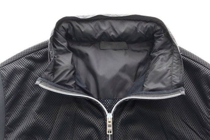 Prada Mesh Vest Rubber Tag Lining Hood S Black — view 5