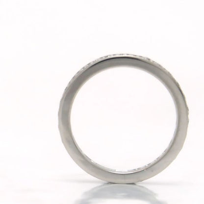 Bvlgari Didicata Venetian Full Eternity Ring Pinky Diamond Stones Platinum — view 2