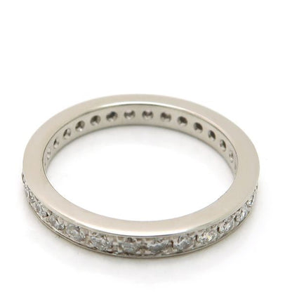 Bvlgari Didicata Venetian Full Eternity Ring Pinky Diamond Stones Platinum — view 5