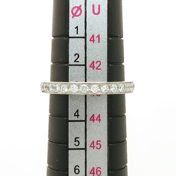 Bvlgari Didicata Venetian Full Eternity Ring Pinky Diamond Stones Platinum