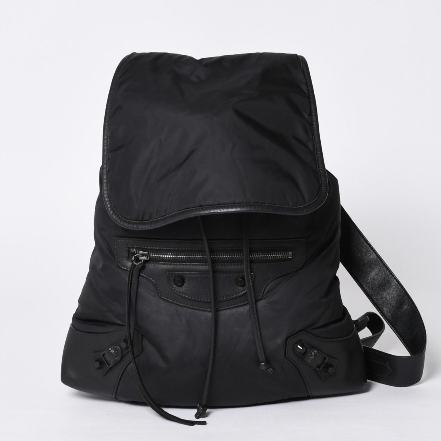 Balenciaga Classic Traveler Backpack Nylon Black
