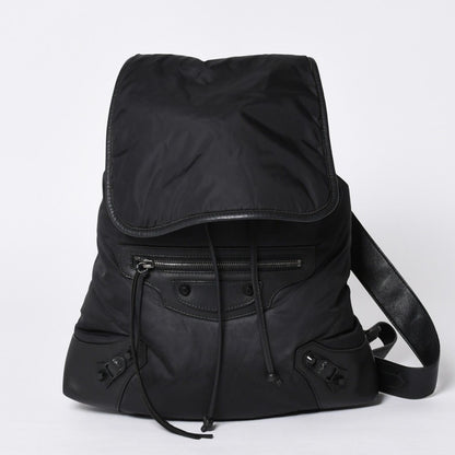 Balenciaga Classic Traveler Backpack Nylon Black