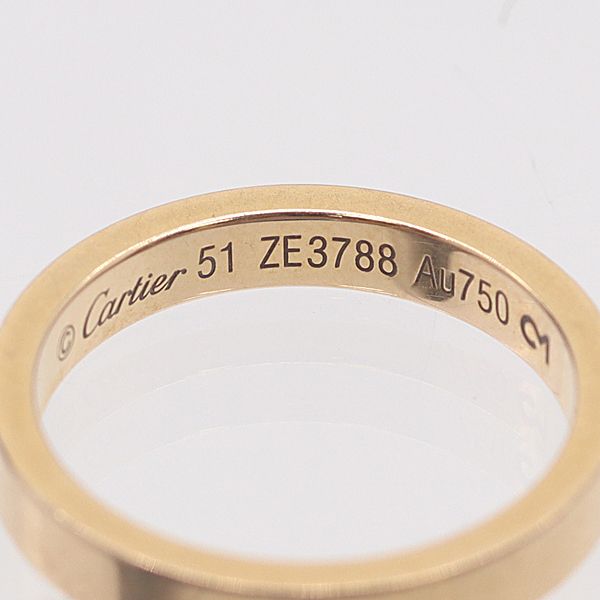 Cartier Wedding Ring Gold 18k 51 Ako Mst Abc — view 3