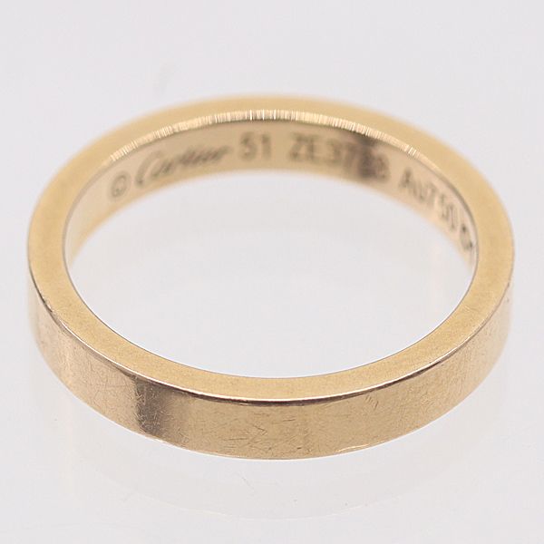 Cartier Wedding Ring Gold 18k 51 Ako Mst Abc — view 2