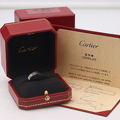Cartier Certificate Cles Love Ring 18k White Gold Wg 51 Ako Mst Abc